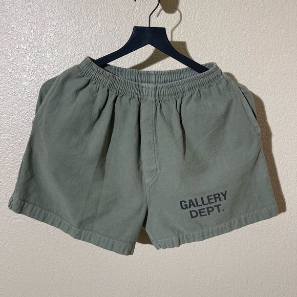 Gallery Dept Women's Olive Athletic Shorts - Picture 1 of 6